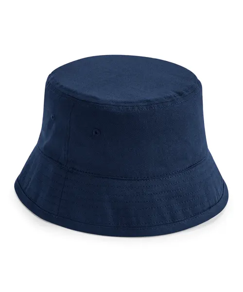 Beechfield Organic cotton bucket hat in navy, style BC90N