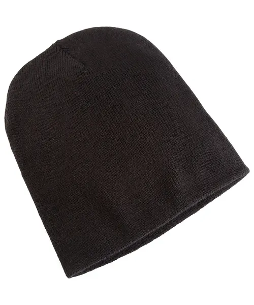 Flexfit by Yupoong Heavyweight beanie in black, style 1500KC