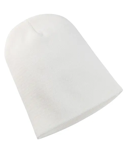 Flexfit by Yupoong Heavyweight long beanie in white, style 1501KC