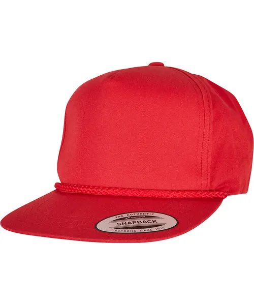 Flexfit by Yupoong YP Classics classic poplin golf cap in red, style 6002