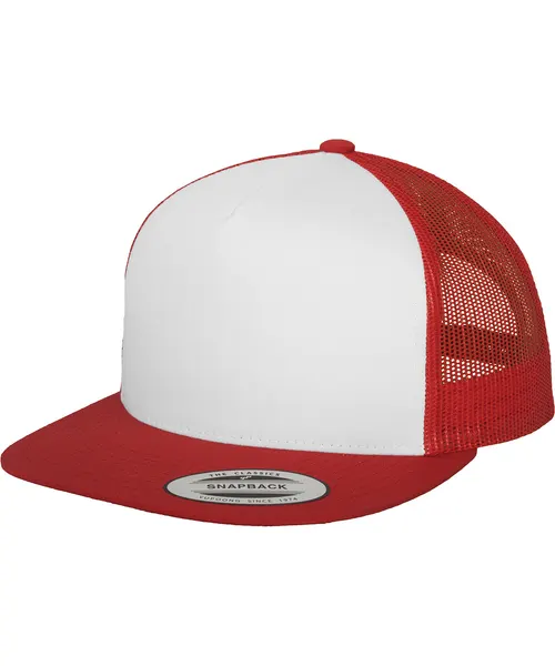 Flexfit by Yupoong Classic trucker in red, style 6006W