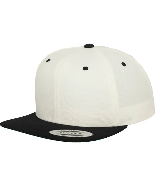 Flexfit by Yupoong The classic snapback 2-tone in beige & natural, style 6089MT