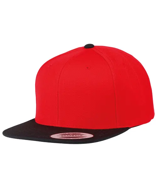 Flexfit by Yupoong Varsity snapback in red, style 6089MT