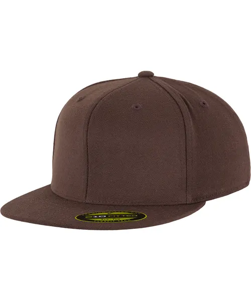 Flexfit by Yupoong Premium 210 fitted cap in brown, style 6210
