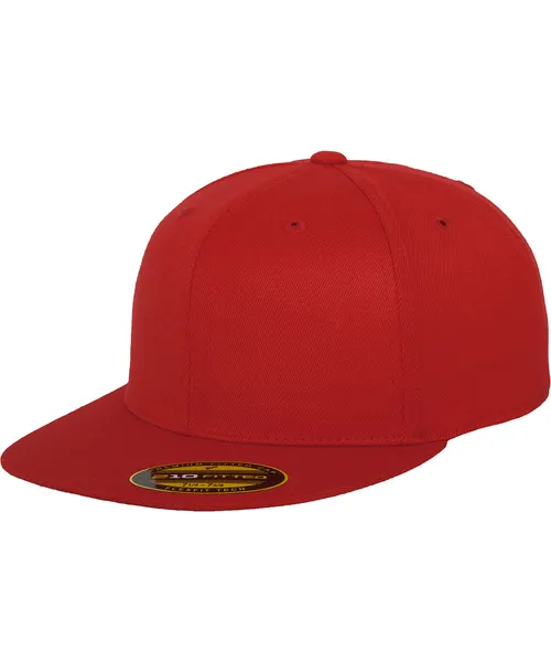 Flexfit by Yupoong Premium 210 fitted cap in red, style 6210