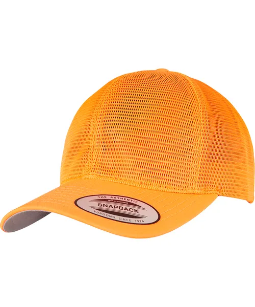 Flexfit by Yupoong 360° omnimesh cap in orange, style 6360