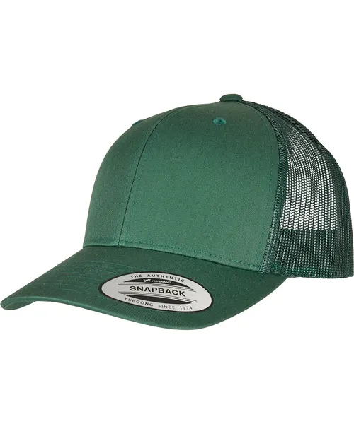 Flexfit by Yupoong Retro trucker cap in green, style 6606