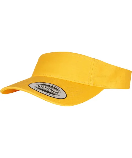 Flexfit by Yupoong Curved visor cap in orange, style 8888