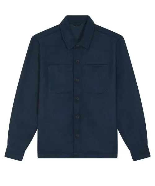 Stanley/Stella Unisex River shirt jacket in navy, style STJU845