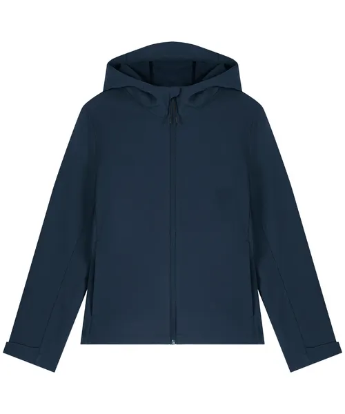 Stanley/Stella Women’s Stella Discoverer hooded softshell in navy, style STJW159