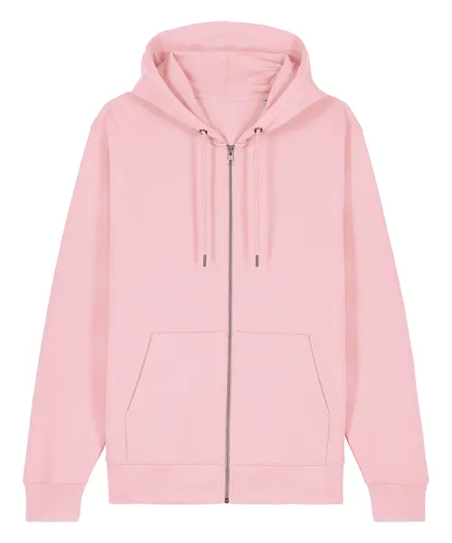 Stanley/Stella Unisex Cultivator 2.0 iconic zip-thru hoodie sweatshirt in pink, style STSU179