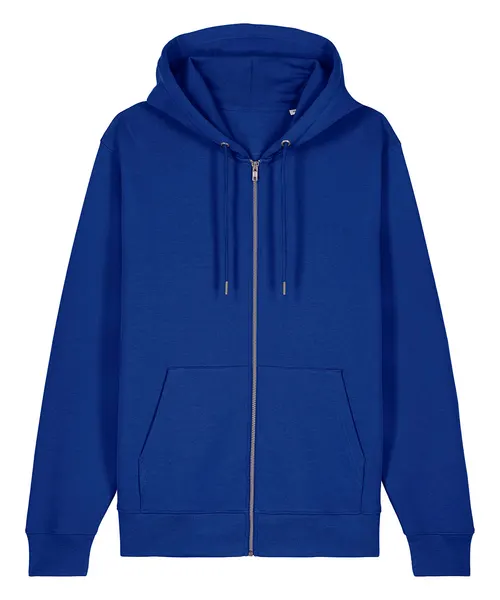 Stanley/Stella Unisex Cultivator 2.0 iconic zip-thru hoodie sweatshirt in blue, style STSU179