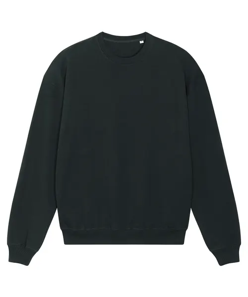 Stanley/Stella Unisex Ledger dry sweatshirt in black, style STSU798