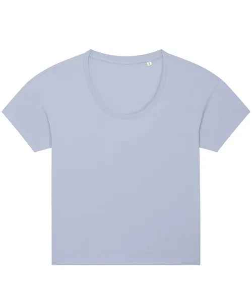 Stanley/Stella Women's Stella Chiller scoop neck relaxed fit t-shirt in blue, style STTW036