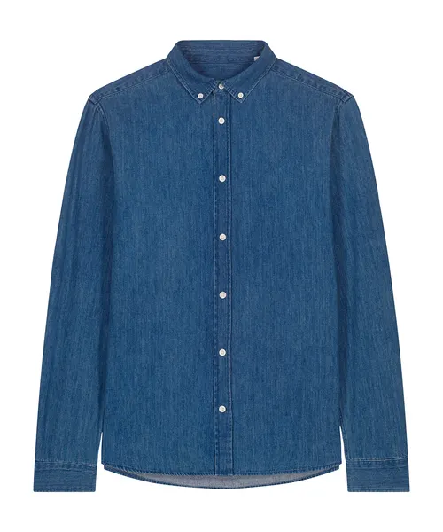 Stanley/Stella Stanley denim shirt in blue, style STWM967