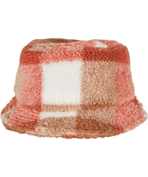 Flexfit by Yupoong Sherpa check bucket hat, style 5003SC