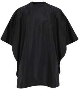 Premier waterproof salon gown in black