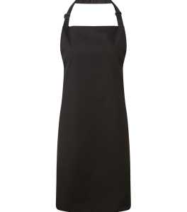 Premier Colours bib apron in black