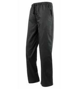 Premier essential chef trousers in black